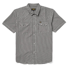 Sawtoof Brown Gingham Pearl Snap