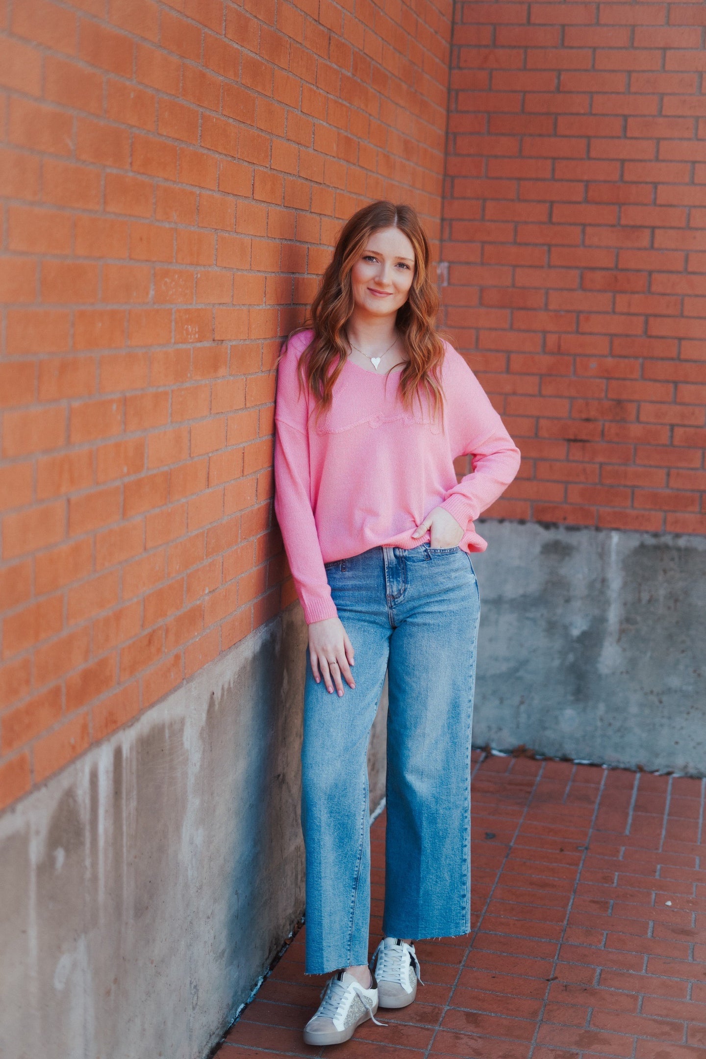 Holly Crescent Wide Leg Jeans