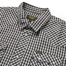 Sawtoof Brown Gingham Pearl Snap