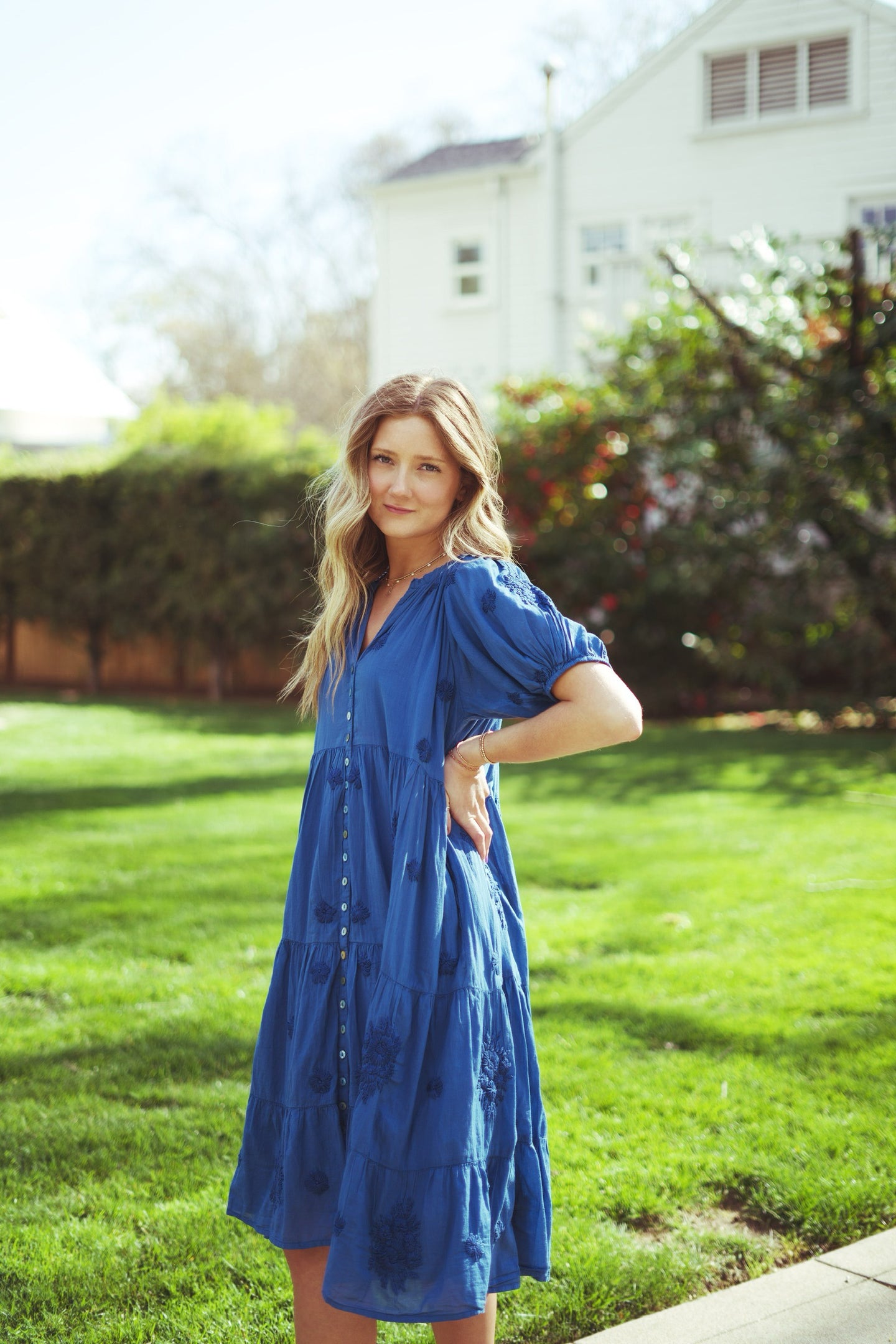 Posie Embroidered Dress