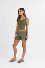 Flynn Cargo Trouser Olive Short