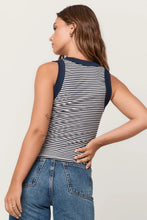 Hits Different Stripe Ringer Tank