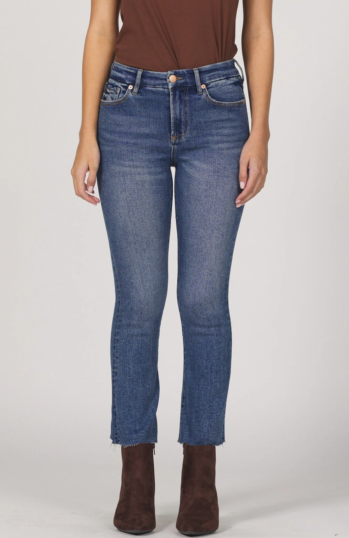 Jeanne Palmer Crop Flare Jean