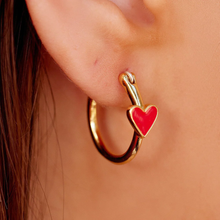 Petite Heart Hoops