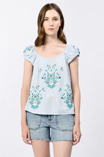 Kinney Skyway Embroidered Top