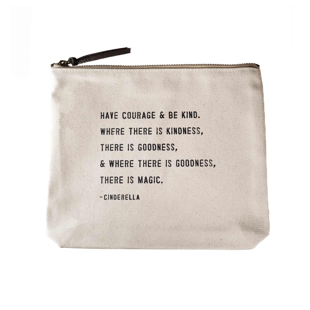 Cinderella Canvas Zip Pouch
