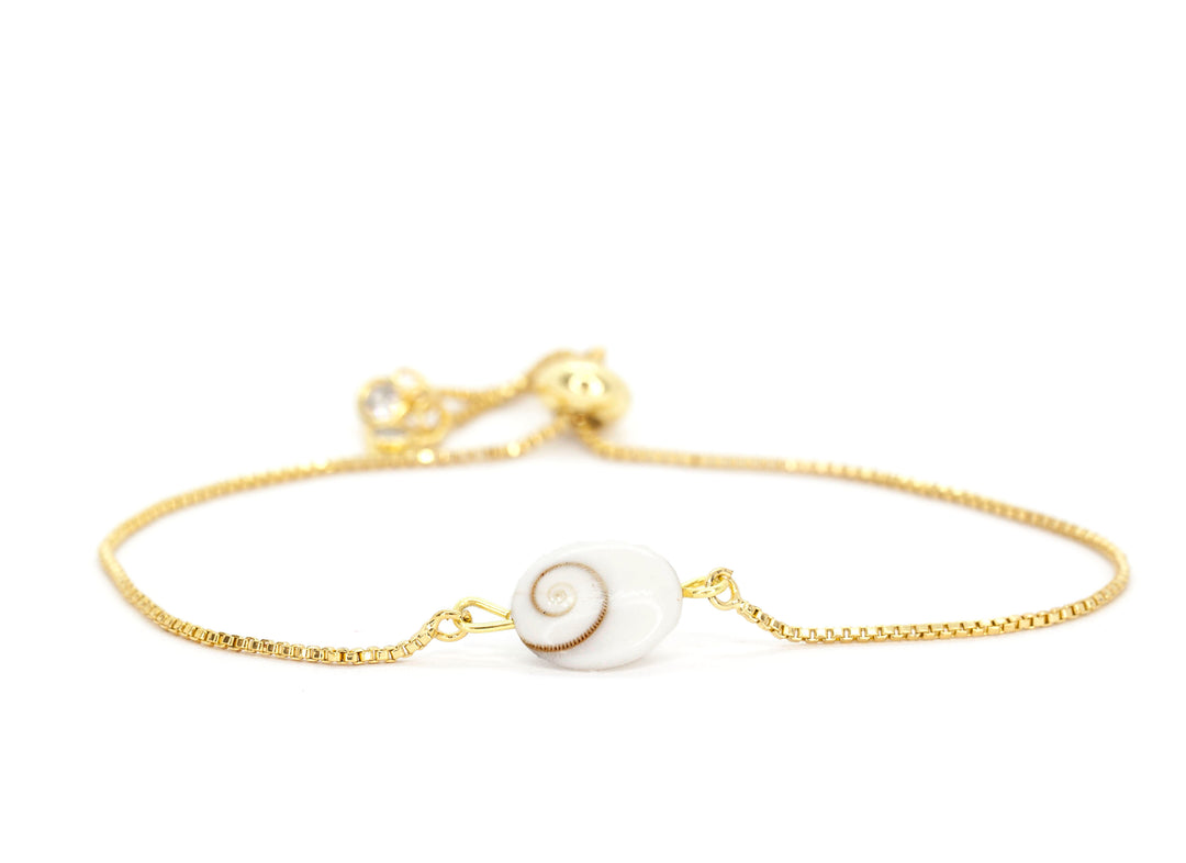 Salty Shells Bolo Bracelet