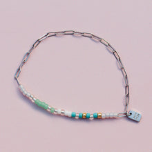 Seabright Bead & Paperclip Chain Bracelet