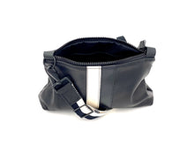 Nancy Black/Cream Stripe Crossbody