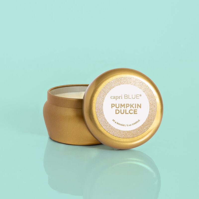 Pumpkin Dulce Glam Mini Tin Candle