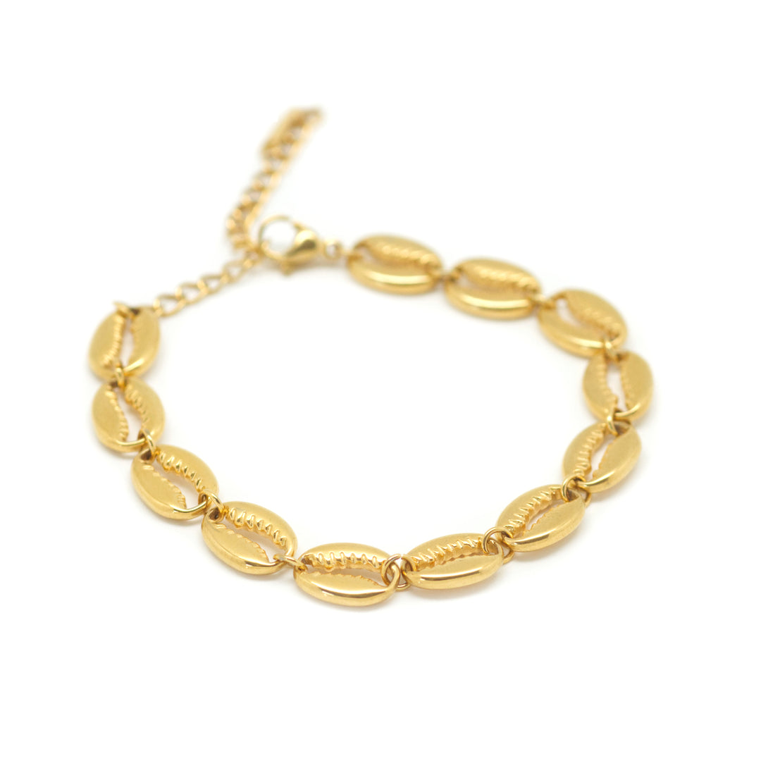 Puka Statement Gold Bracelet