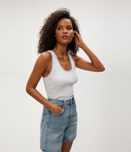 Miley Ribbed Lace Tank