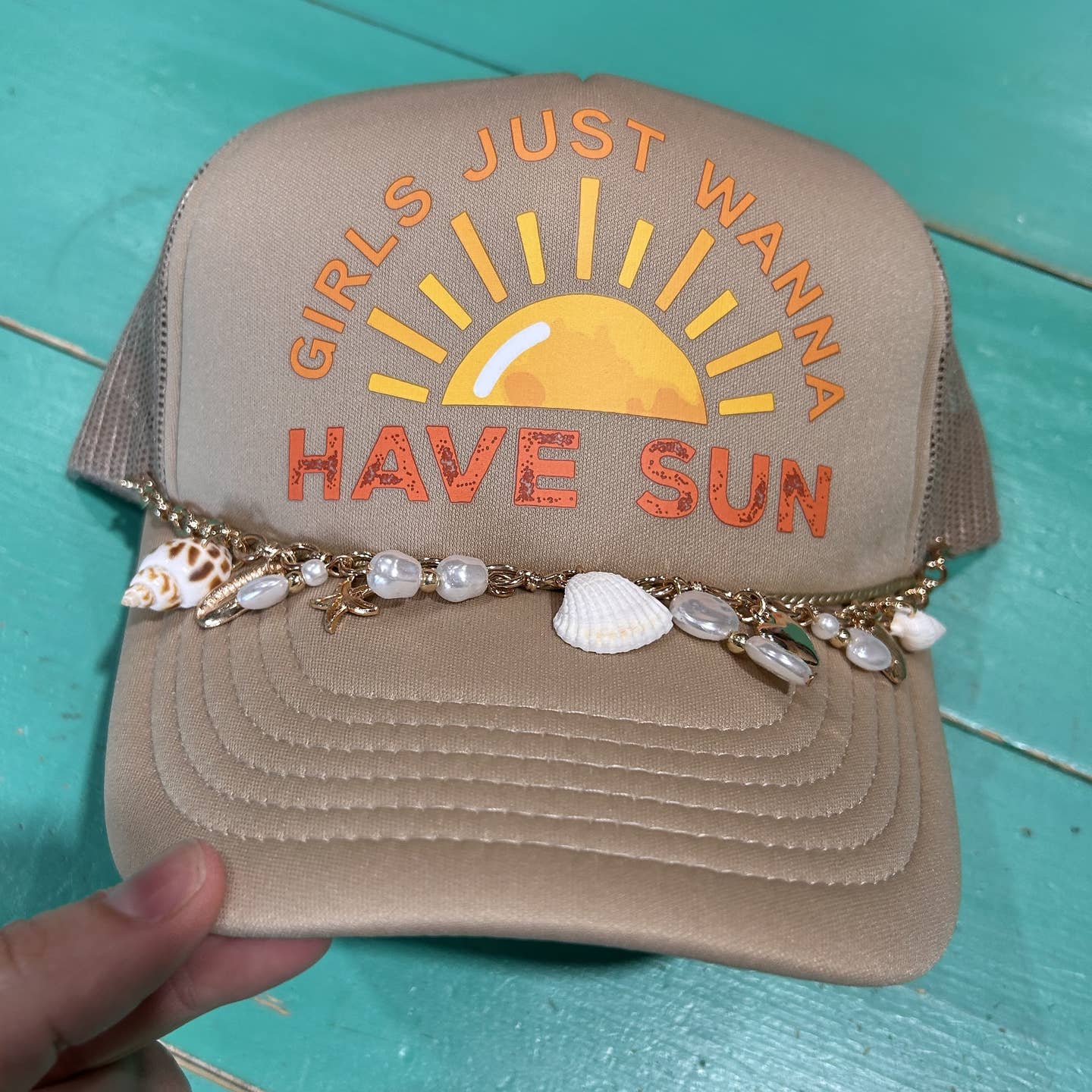 Girls Just Wanna Have Sun Trucker Hat