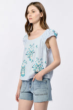Kinney Skyway Embroidered Top