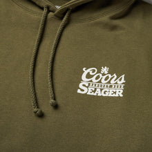 Seager x Coors Banquet Bumper Olive Hoodie