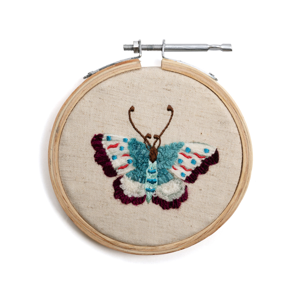 Mini Butterfly Embroidery Hoop