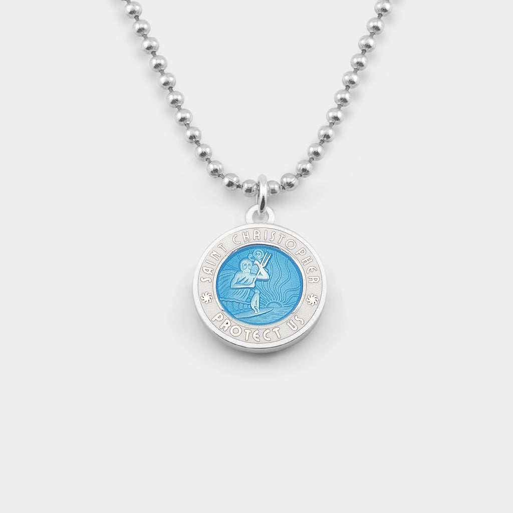 St. Christopher MEDIUM Surf Necklace