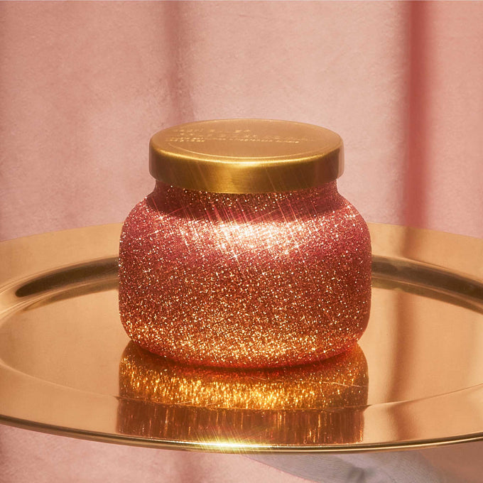 Apple Cider Social Glam Glitter Petite Candle