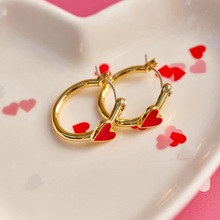 Petite Heart Hoops