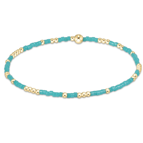 Hope Unwritten Turquoise/Gold Bracelet