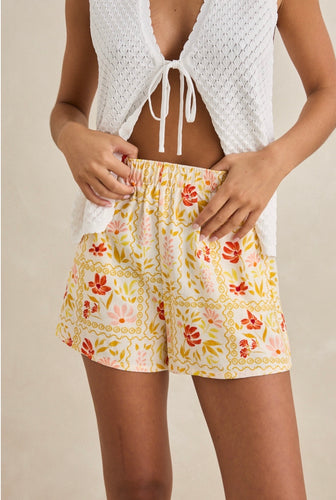 Wildflower Linen Shorts