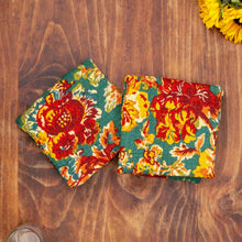 Pomegranate Teal Tea Towel