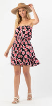 Lanai Floral Black & Pink Dress