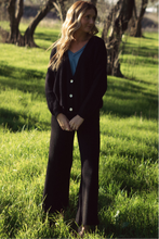 Delphine Black Knit Pants