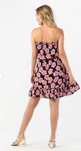 Lanai Floral Black & Pink Dress