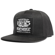 805 Gravel Snapback Black Hat