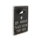 Take Your Top Off Bottle Opener
