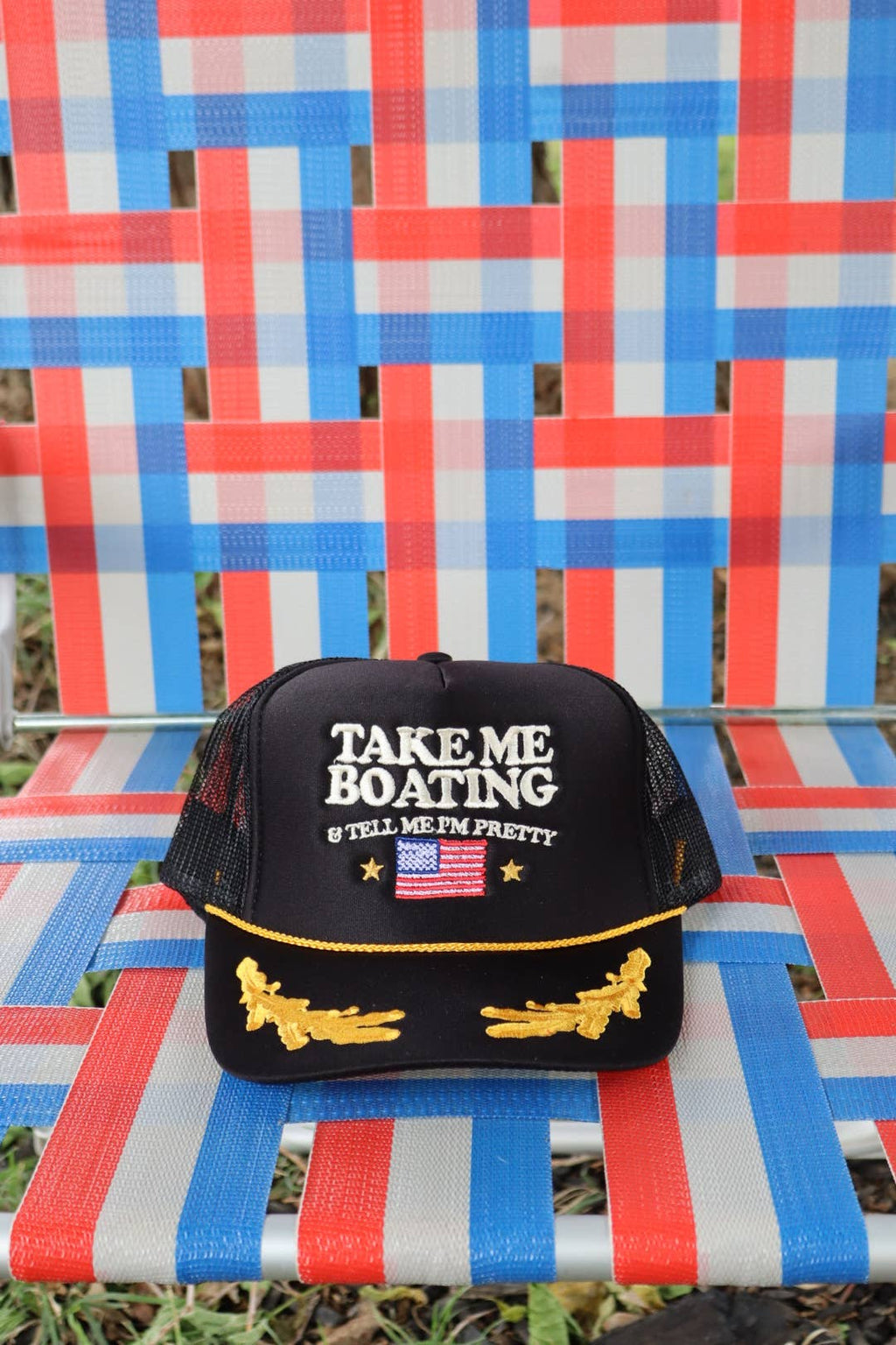 Take Me Boating Trucker Hat