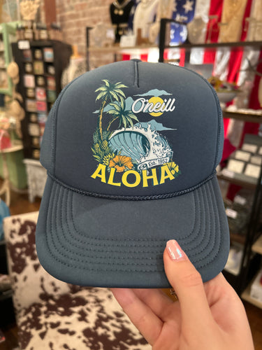 Arlie Slate Blue Trucker Hat