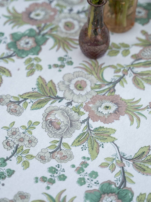 Augustine 36" Ivory Tablecloth