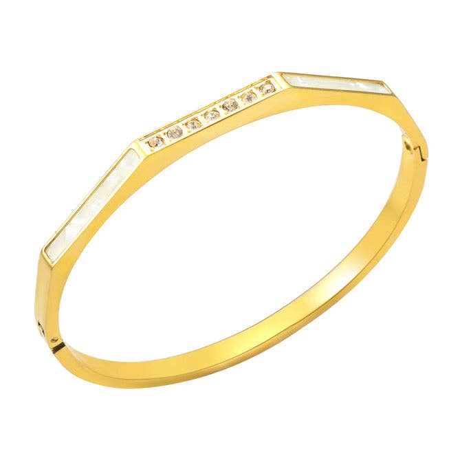 Pearla Shell Cuff Bracelet