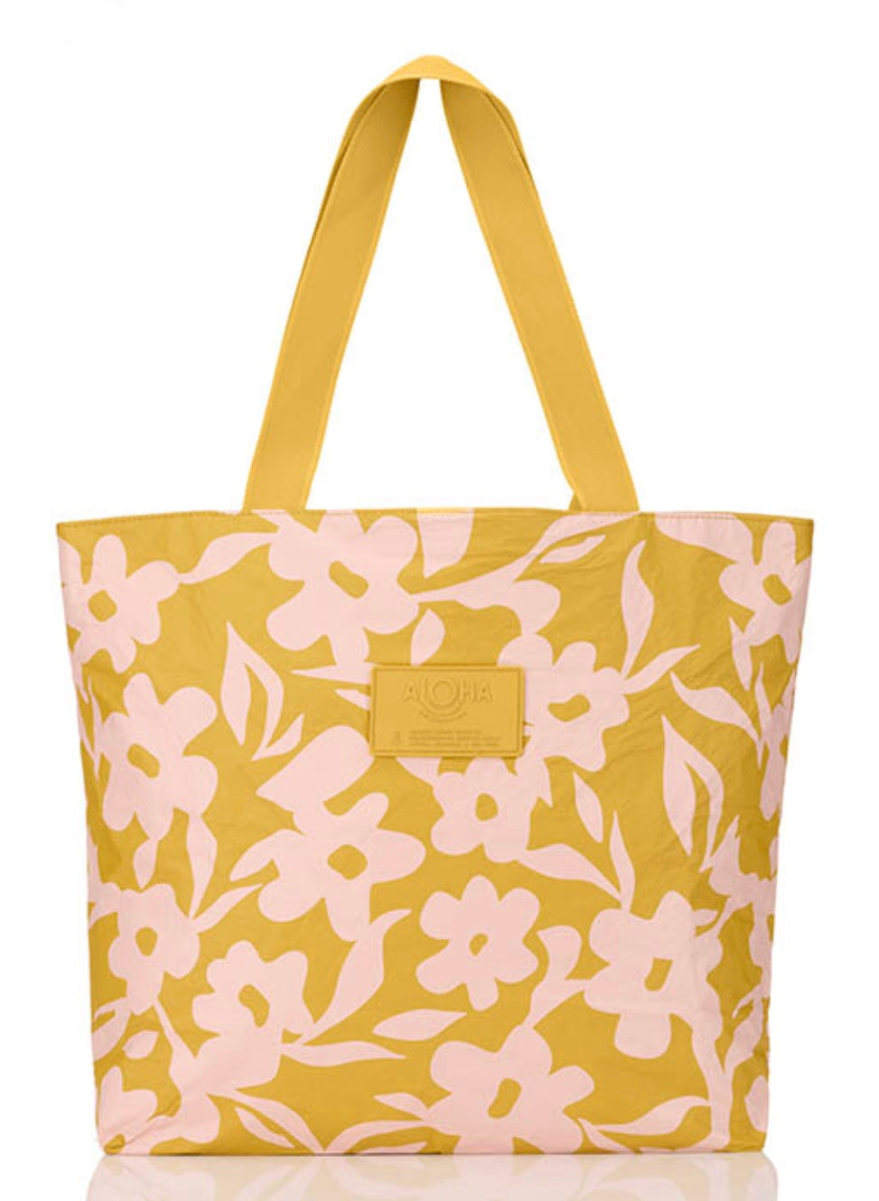 Fall Flowers Mustard Day Tripper Tote