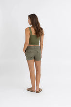 Flynn Cargo Trouser Olive Short