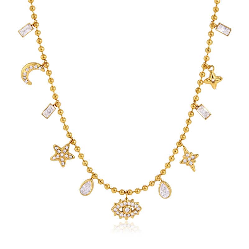 Mystics Multi Charm Necklace