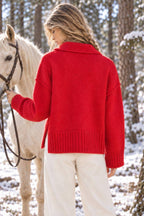 Polo Collar Sweater