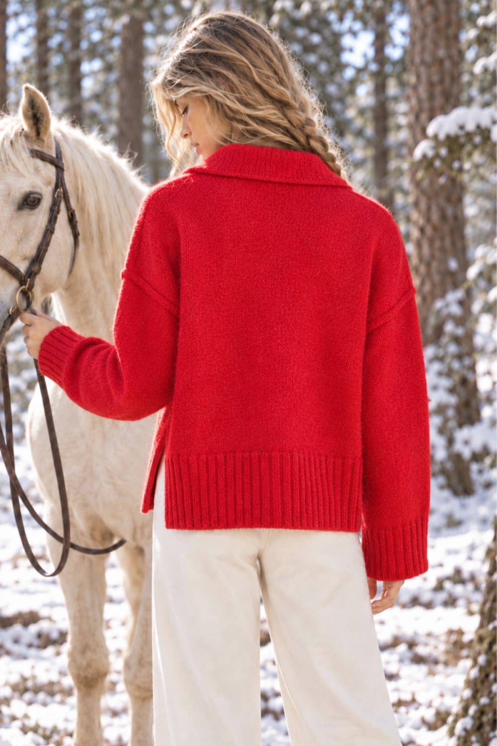 Polo Collar Sweater