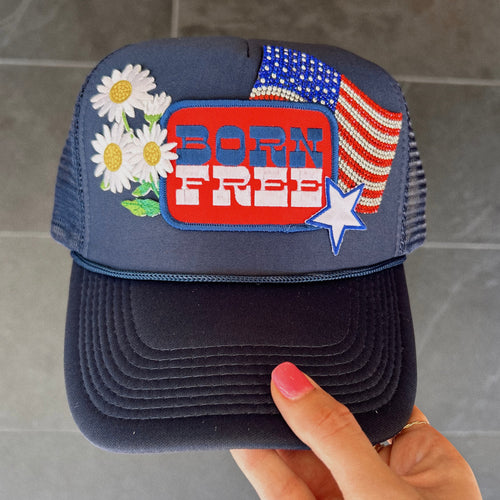 Born Free Americana Trucker Hat