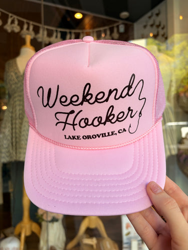 Weekend Hooker Lake Oroville Trucker Hat