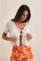 Gigi Lace Tie Top