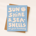 Sunshine and Seashells Birthday Card