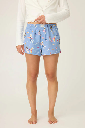 Baked Woof Love Flannel Short