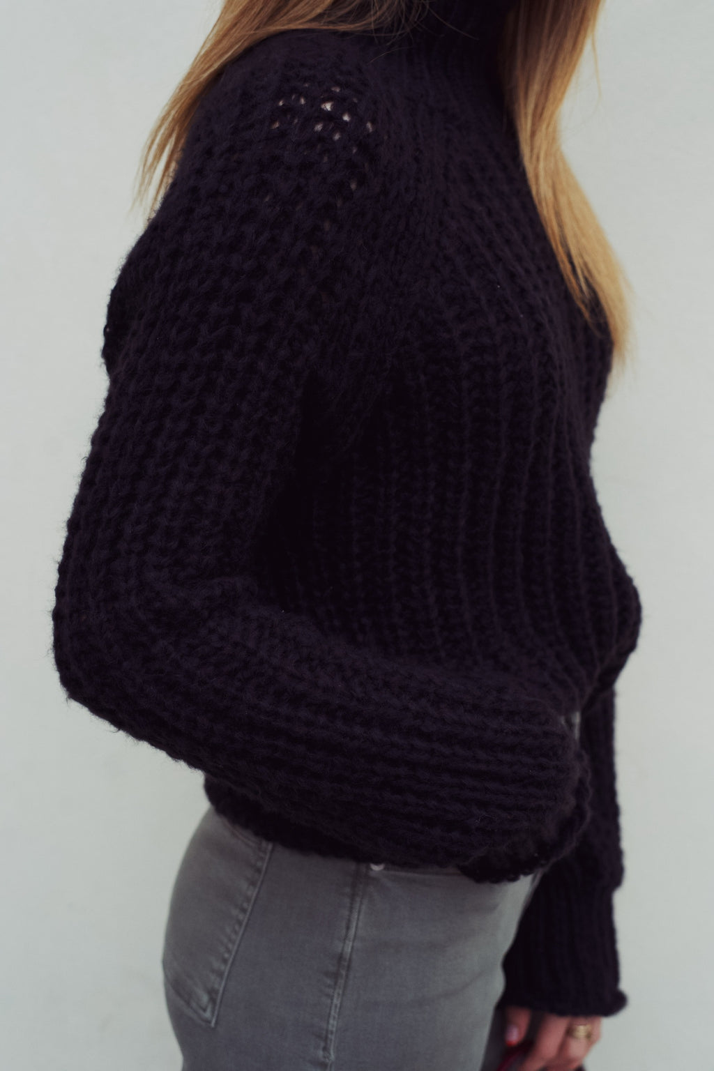 Tara Rails Turtle-Neck Sweater