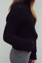 Tara Rails Turtle-Neck Sweater