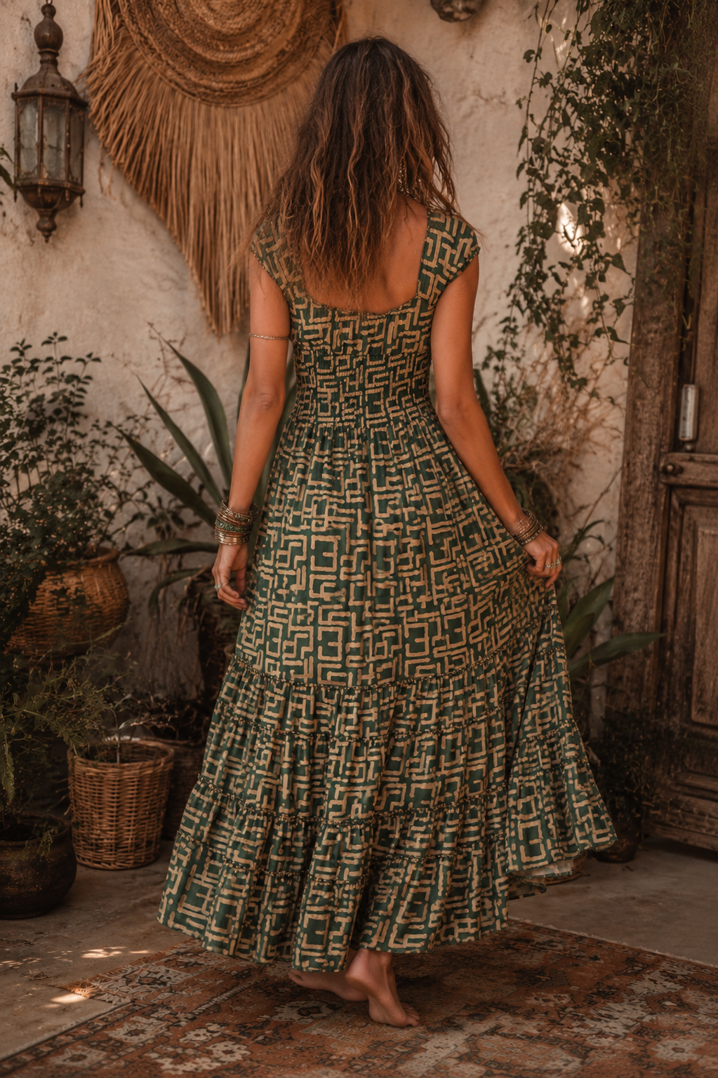 Geo Rosa Dress