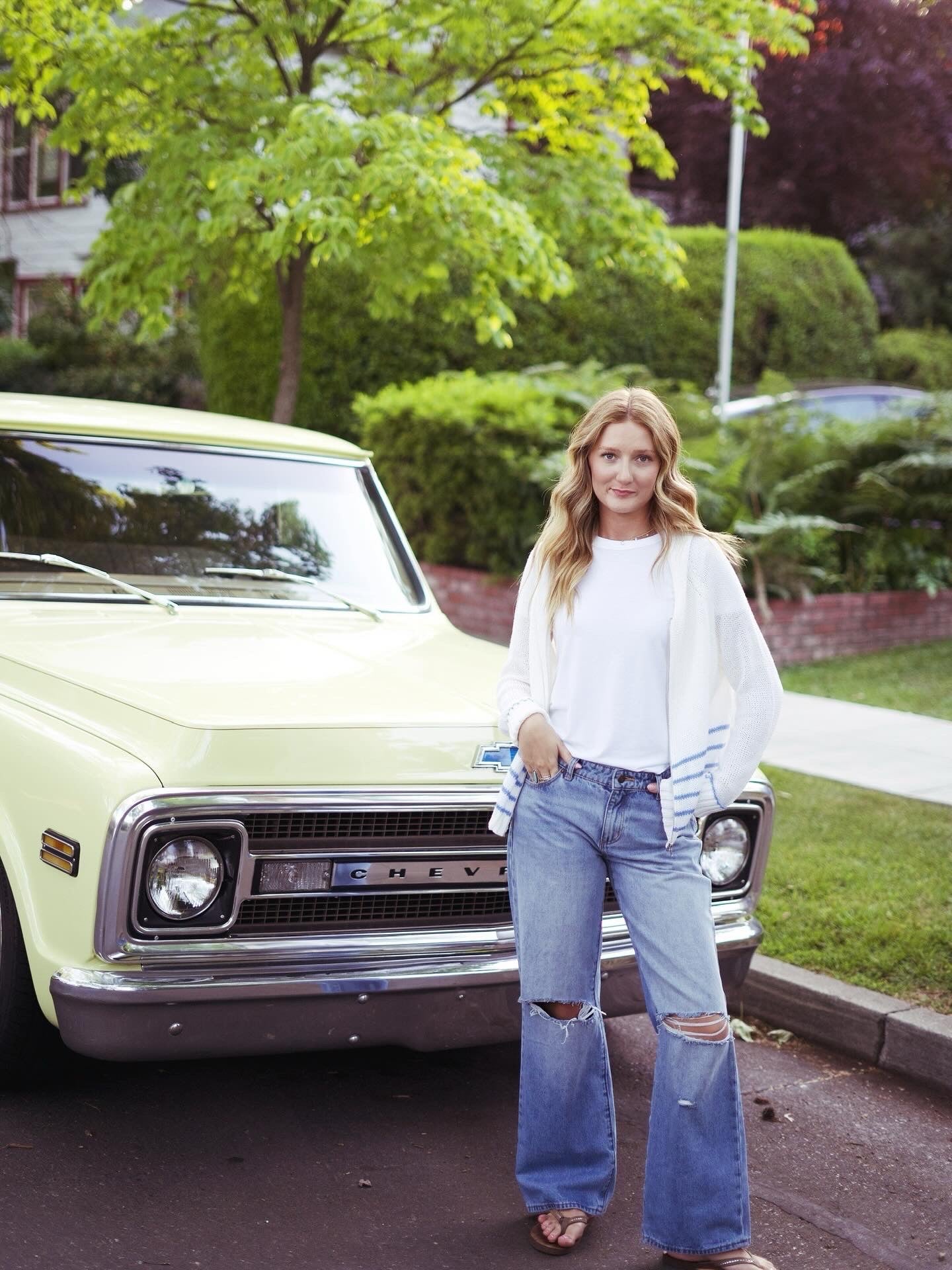 Brad Blue Worn Heidi Jeans