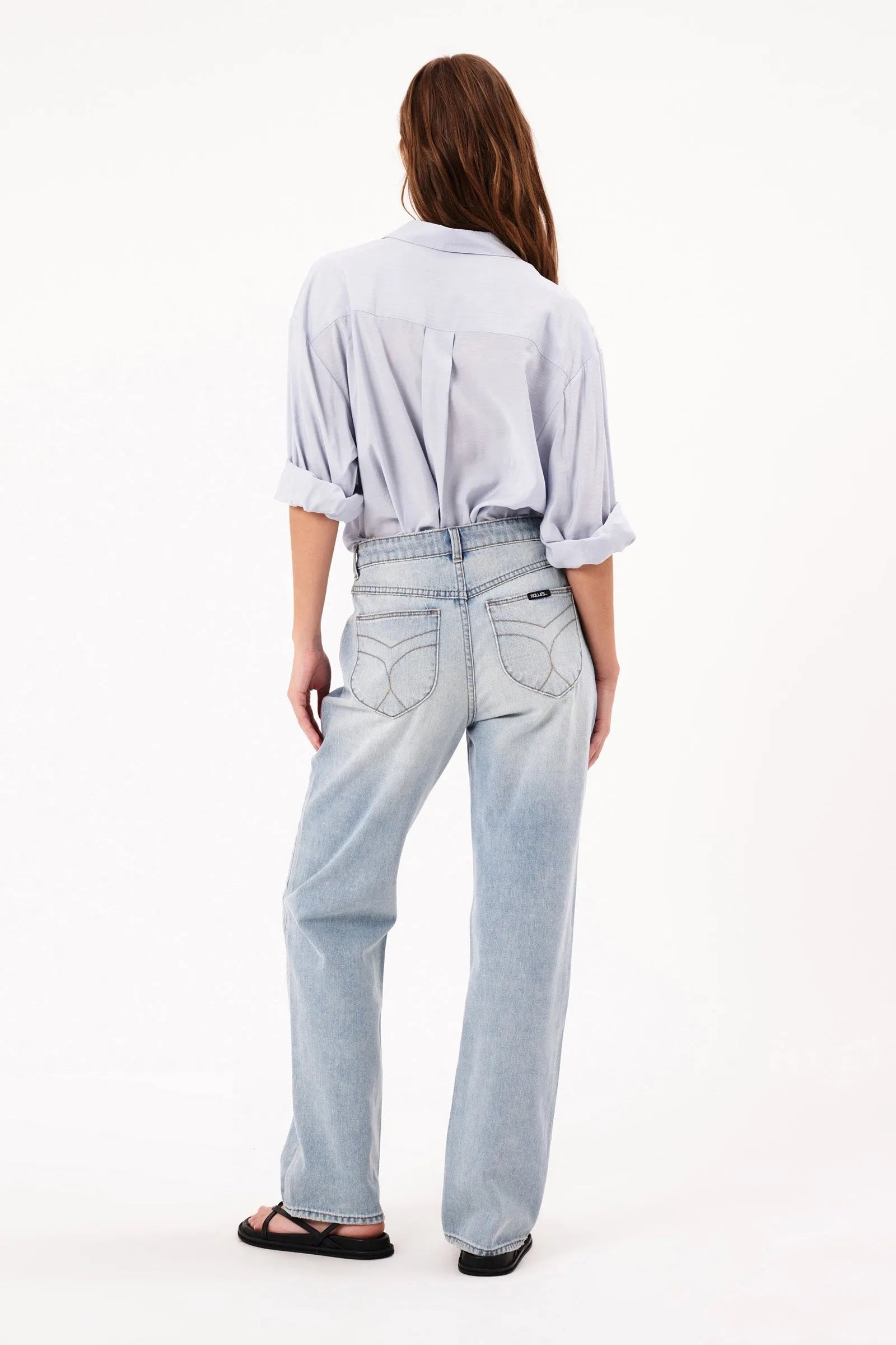 Faded Blue 90's Relaxed Jeans